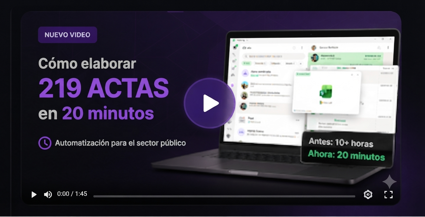 219 actas en 20 minutos